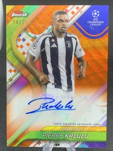Pierre Kalulu 2024 Topps Finest /25