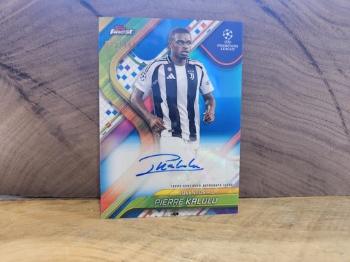Pierre Kalulu 2024 Topps Finest Blue Refractor /150