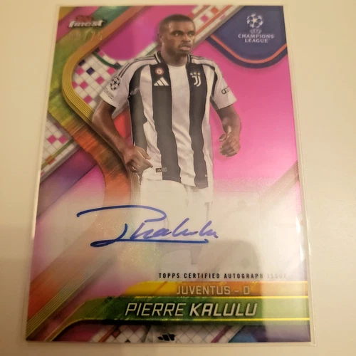 Pierre Kalulu 2024 Panini Finest Magenta Refractor /75