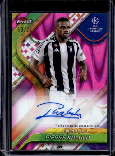 Pierre Kalulu 2024 Panini Finest Magenta Wave Rifrattore /75