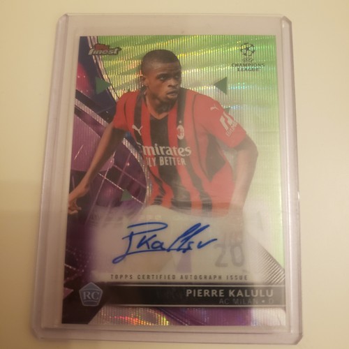 Pierre Kalulu 2021 Topps Finest Neon Green Wave /99