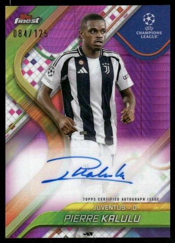 Pierre Kalulu 2024 Topps Finest Pink Prism Refractor /125