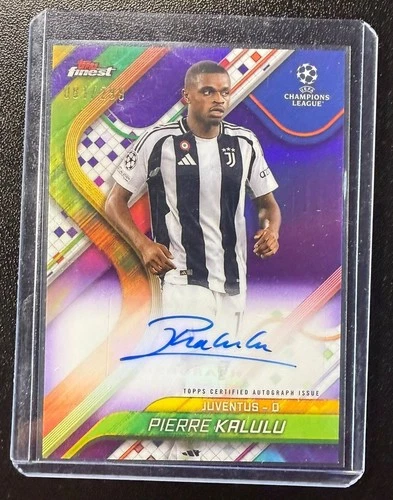 Pierre Kalulu 2024 Topps Finest Purple /299