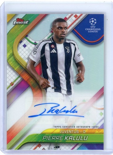 Pierre Kalulu 2025 Topps Finest Refractor