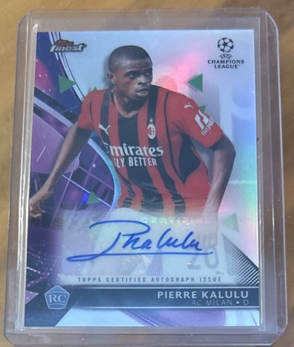Pierre Kalulu 2021 Topps Finest Refractor