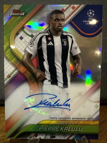 Pierre Kalulu 2024 Topps Finest Silver Refractor