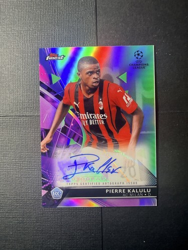 Pierre Kalulu 2021 Topps Finest UCL