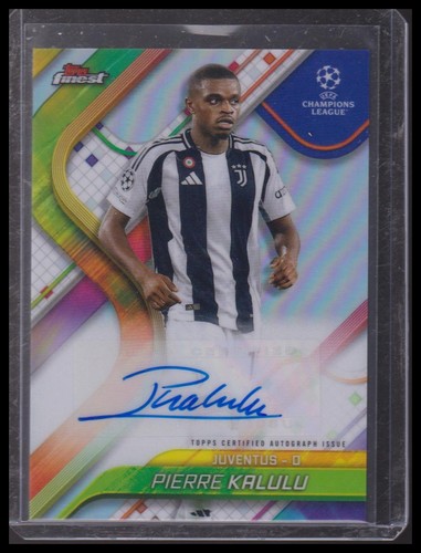 Pierre Kalulu 2024 Topps Finest UEFA Club Competitions