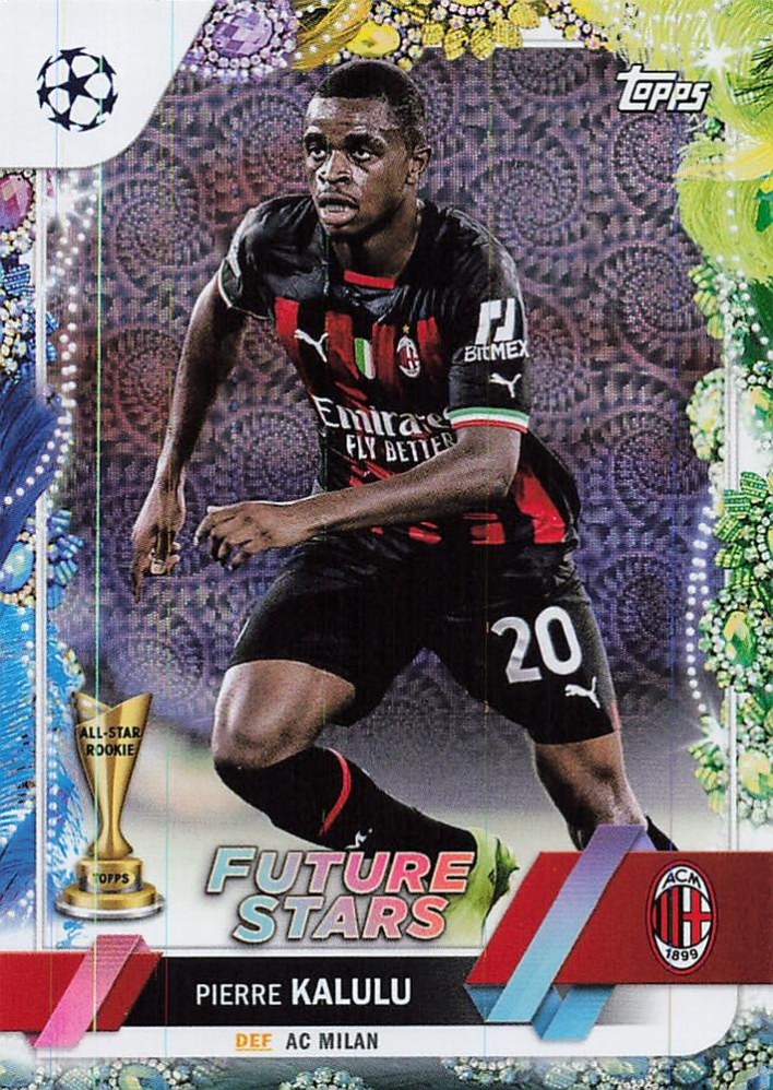 Pierre Kalulu 2022 Topps UEFA Club Competitions Carnaval Edition