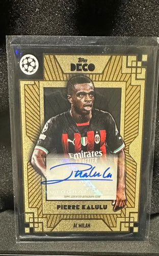Pierre Kalulu 2022 Topps UCL Deco Champions League
