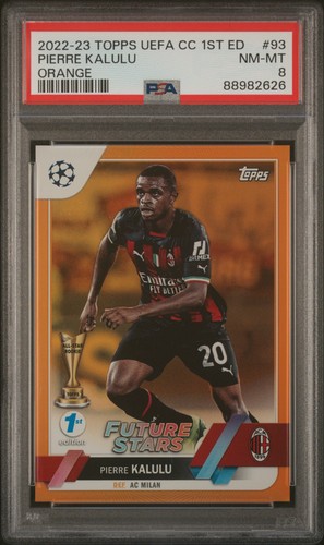Pierre Kalulu 2022 Topps UEFA Club Competitions Orange /25