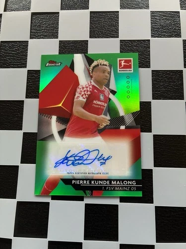 Pierre Kunde Malong 2021 Topps Finest Green /50