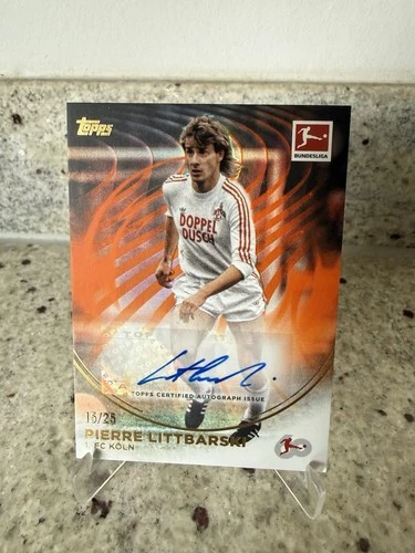 Pierre Littbarski 2024 Topps 60 Years Celebration Bundesliga /25