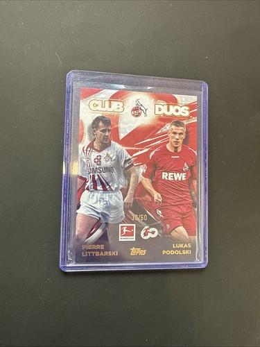 Podolski, Littbarski 2024 Topps Bundesliga 60 Years /60