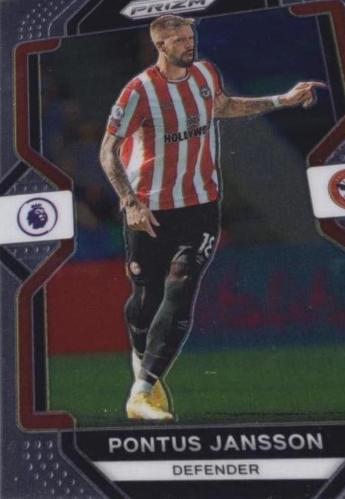 Pontus Jansson 2022 Panini Prizm Premier League 31
