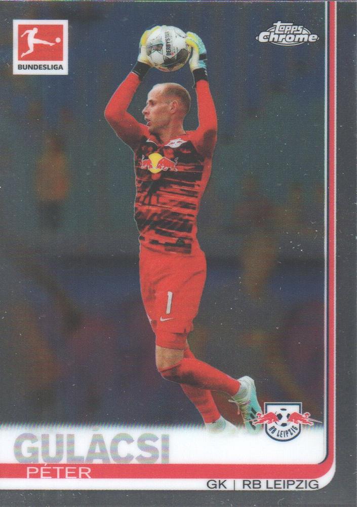 Péter Gulácsi 2019 Topps Chrome Bundesliga 68