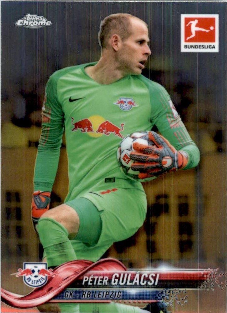 Péter Gulácsi 2018 Topps Chrome Bundesliga 79