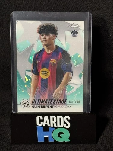 Quim Junyent 2025 Topps Chrome Aqua /199