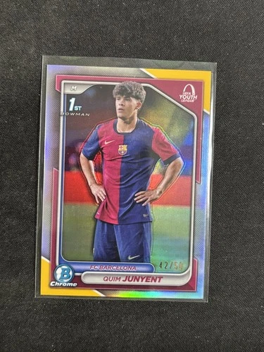 Quim Junyent 2024 Topps Chrome Gold /50