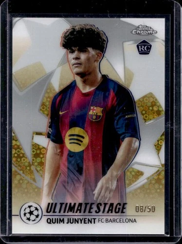 Quim Junyent 2025 Topps Chrome Gold Refractor /50