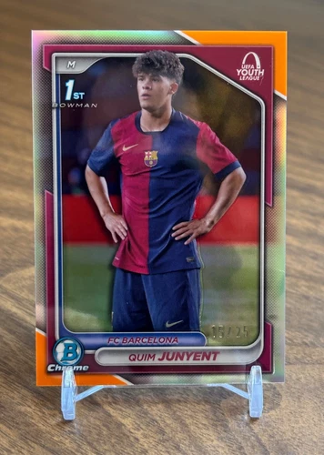 Quim Junyent 2024 Topps Chrome Orange /25