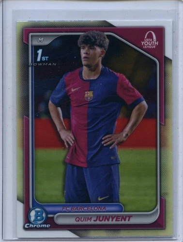 Quim Junyent 2024 Topps Chrome UEFA Club Comps