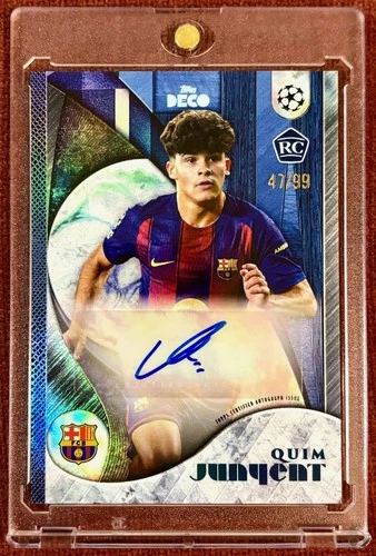 Quim Junyent 2025 Topps Deco UEFA /99