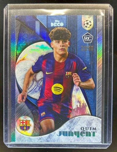 Quim Junyent 2025 Topps Deco UEFA Blue /99