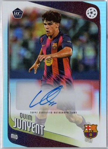 Quim Junyent 2025 Topps FC Barcelona