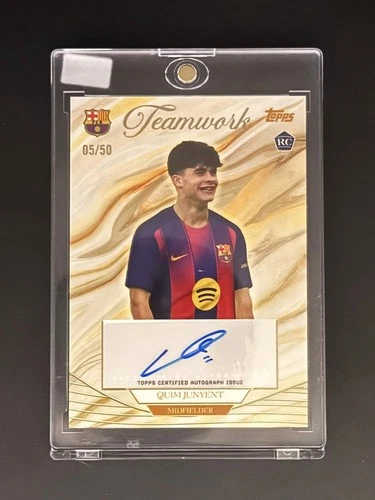 Quim Junyent 2025 Topps FC Barcelona Forever /50