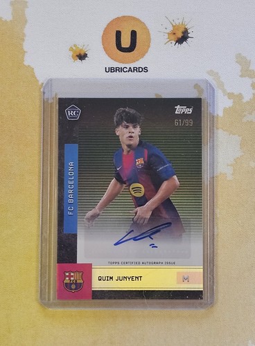 Quim Junyent 2025 Topps FC Barcelona Team Set /99
