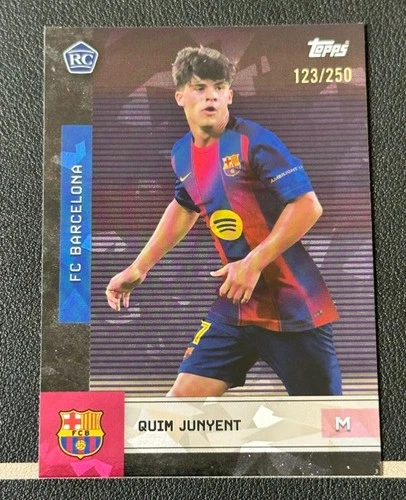 Quim Junyent 2026 Topps FC Barcelona Team Set Icy Foil /250