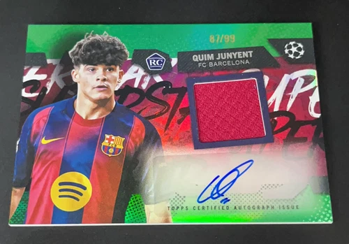 Quim Junyent 2025 Topps Flagship /99