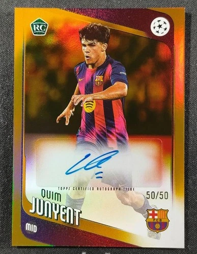 Quim Junyent 2025 Topps Flagship Gold 50/50