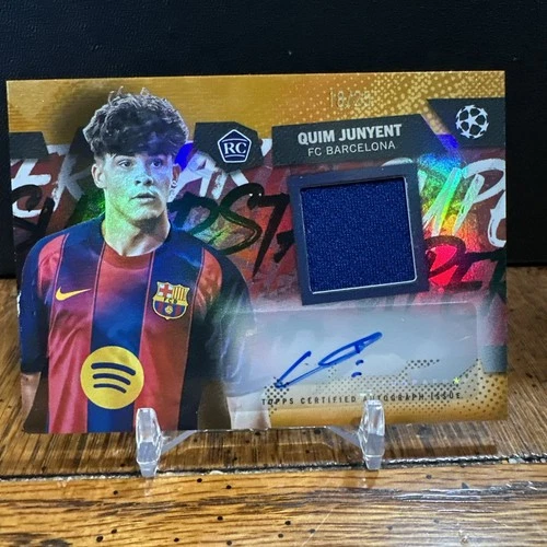 Quim Junyent 2025 Topps Flagship Gold Refractor /25