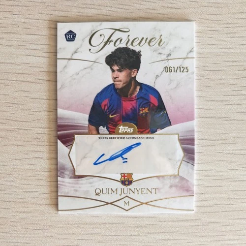 Quim Junyent 2025 Topps Forever Burgundy /125