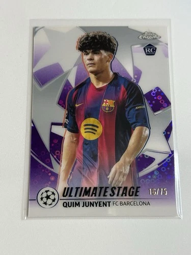 Quim Junyent 2025 Topps UCC Flagship /75