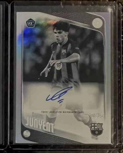 Quim Junyent 2025 Topps UEFA Black/White Foil /75