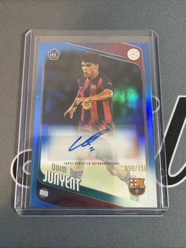 Quim Junyent 2026 Topps UEFA Club Competitions Blue /150