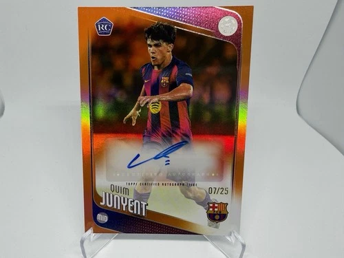 Quim Junyent 2025 Topps UEFA Club Competitions Orange /25
