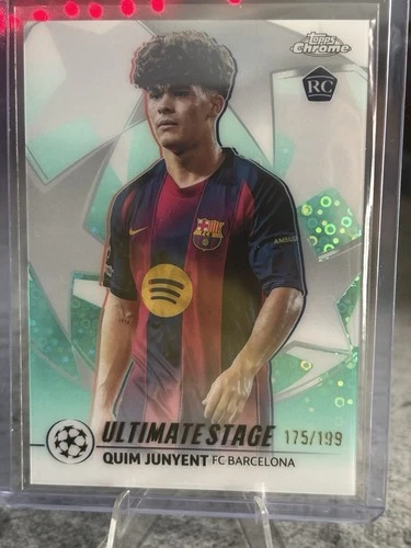 Quim Junyent 2025 Topps UEFA Club Competitions Teal /199
