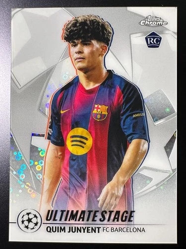Quim Junyent 2025 Topps UEFA Club Competitions Ultimate Stage Chrome