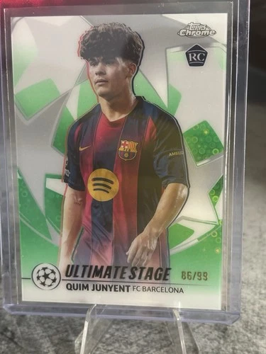 Quim Junyent 2025 Topps UEFA Club Competitions Verde /99
