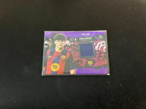 Quim Junyent 2025 Topps UEFA Club Soccer Purple /250