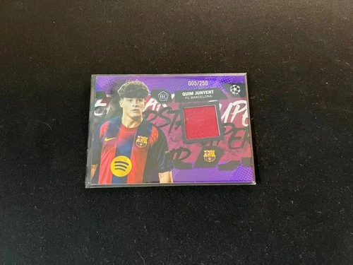 Quim Junyent 2025 Topps UEFA Club Superstar Purple 005/250