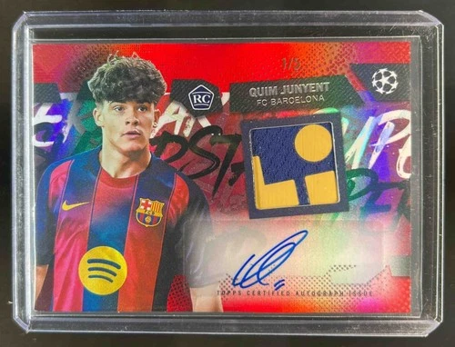 Quim Junyent 2025 Topps UEFA Red Foil /5