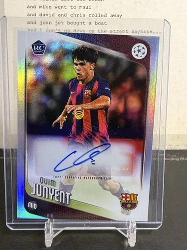 Quim Junyent 2025 Topps UEFA UCC Foil