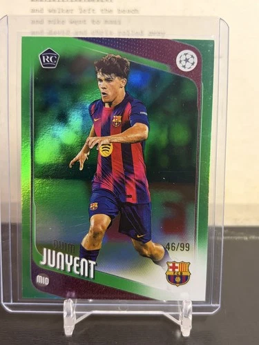 Quim Junyent 2025 Topps UEFA UCC Green /99