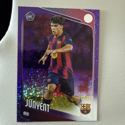 Quim Junyent 2025 Topps UEFA UCC Viola Inferno Holo /250