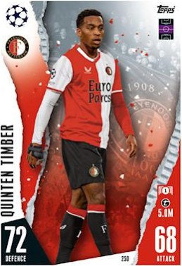 Quinten Timber 2023 Topps Match Attax UEFA Club Competitions
